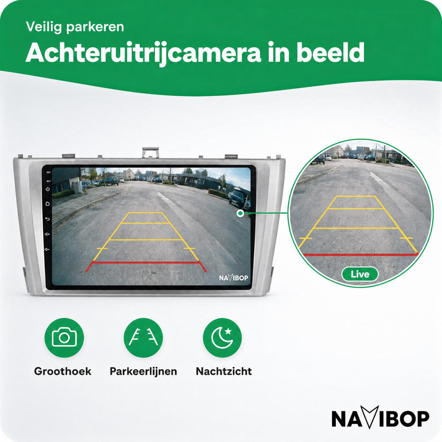 Toyota Avensis Zilver | Autoradio | CarPlay & Android Auto | Android 15.0 | 2008 t/m 2015