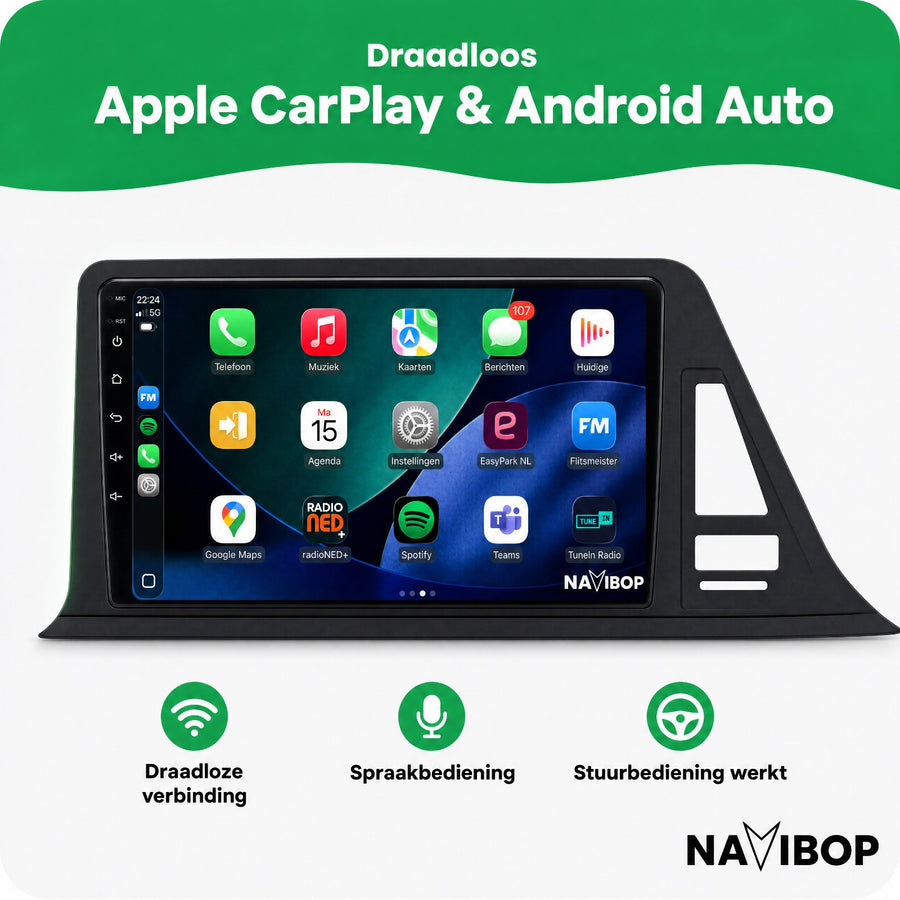 Toyota Chr | Autoradio | CarPlay & Android Auto | Android 15.0 | 2016 t/m 2020