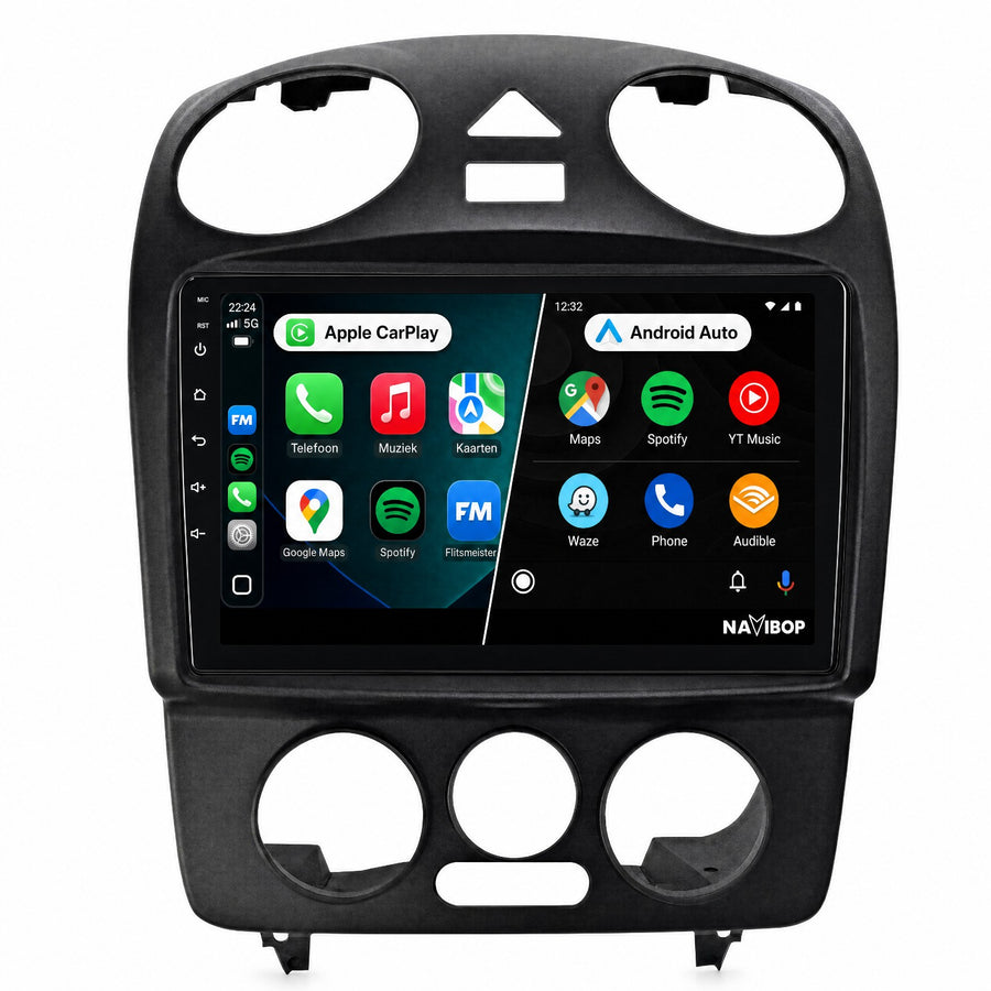 Volkswagen Beetle | Autoradio | CarPlay & Android Auto | Android 15.0 | 2004 t/m 2010