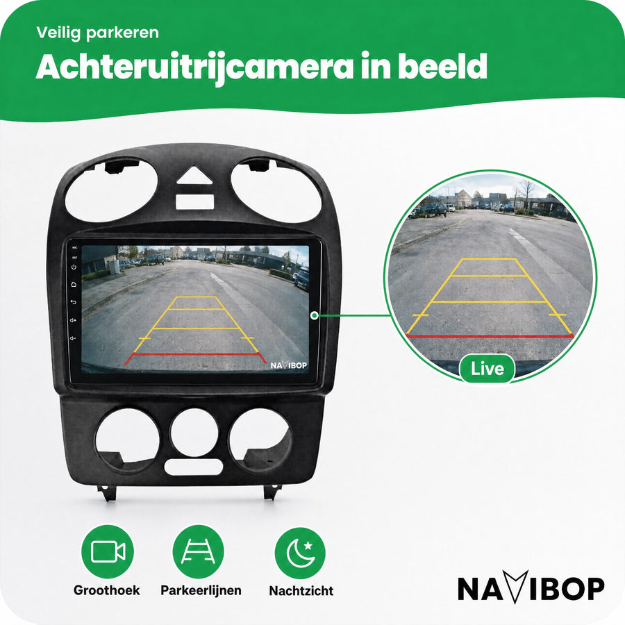 Volkswagen Beetle | Autoradio | CarPlay & Android Auto | Android 15.0 | 2004 t/m 2010