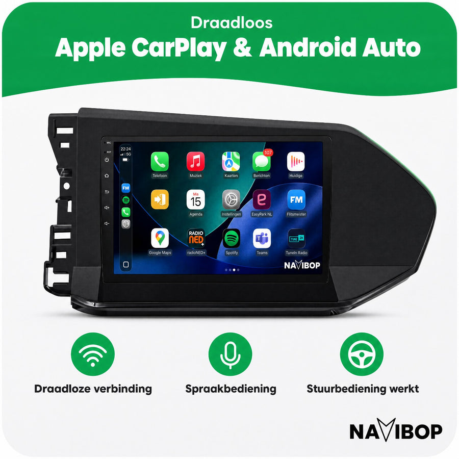 Volkswagen Caddy | Autoradio | CarPlay & Android Auto | Android 15.0 | 2020 t/m 2025