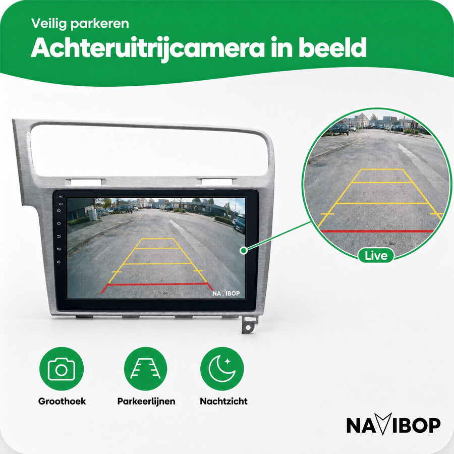 Volkswagen Golf Grijs | Autoradio | CarPlay & Android Auto | Android 15.0 | 2013 t/m 2020