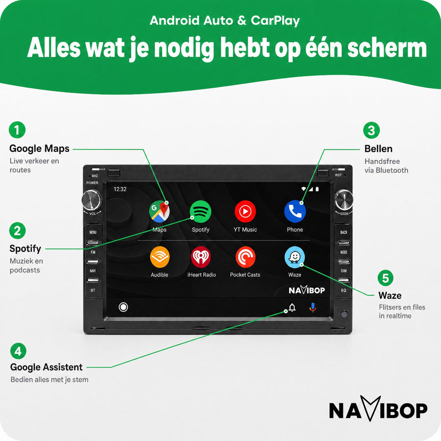 Volkswagen Golf 4 7 Inch | Autoradio | CarPlay & Android Auto | Android 15.0