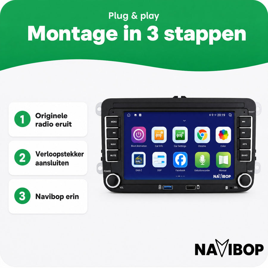 Volkswagen Seat Skoda Met Usb | Autoradio | CarPlay & Android Auto | Android 15.0
