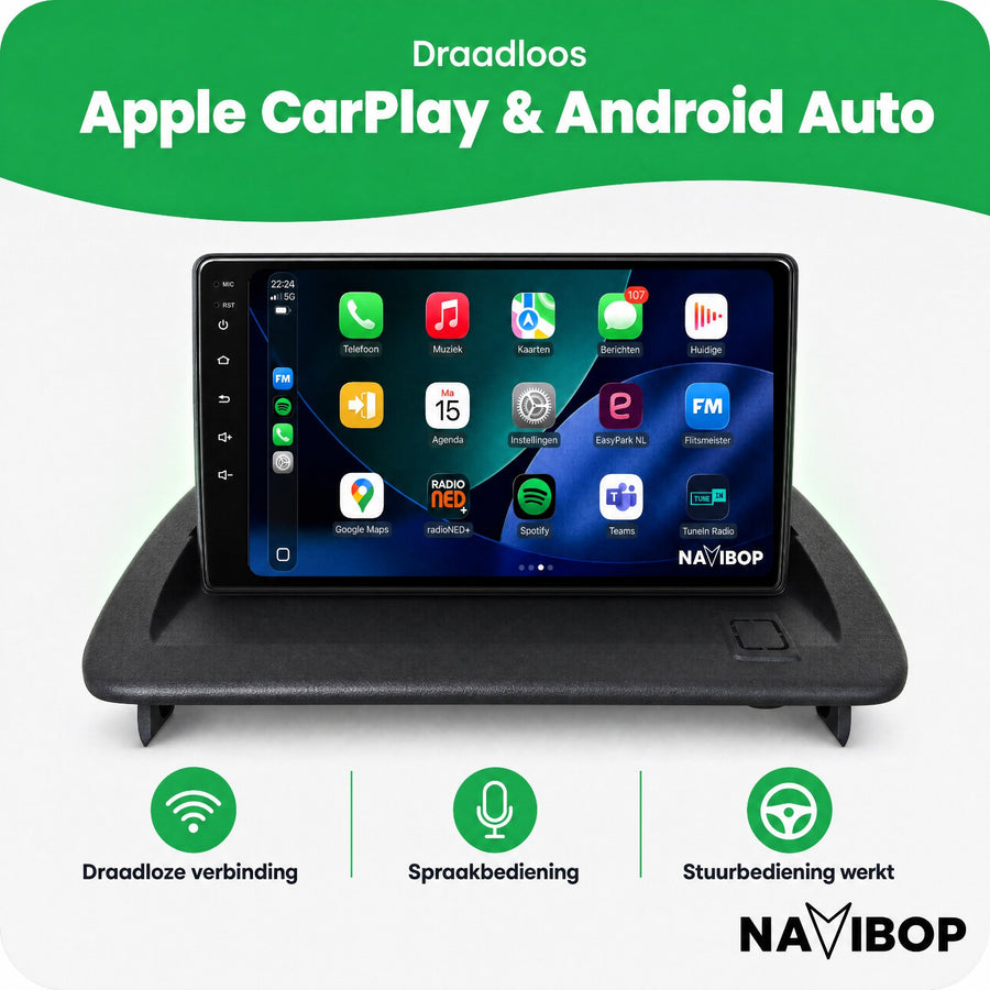 Volvo C30 S40 V50 C70 | Autoradio | CarPlay & Android Auto | Android 15.0 | 2004 t/m 2012