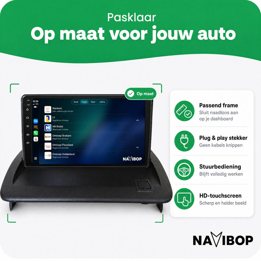 Volvo C30 S40 V50 C70 | Autoradio | CarPlay & Android Auto | Android 15.0 | 2004 t/m 2012
