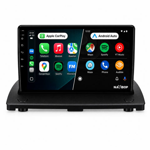 Volvo V50 C30 S40 C70 | Autoradio | CarPlay & Android Auto | Android 15.0 | 2004 t/m 2012