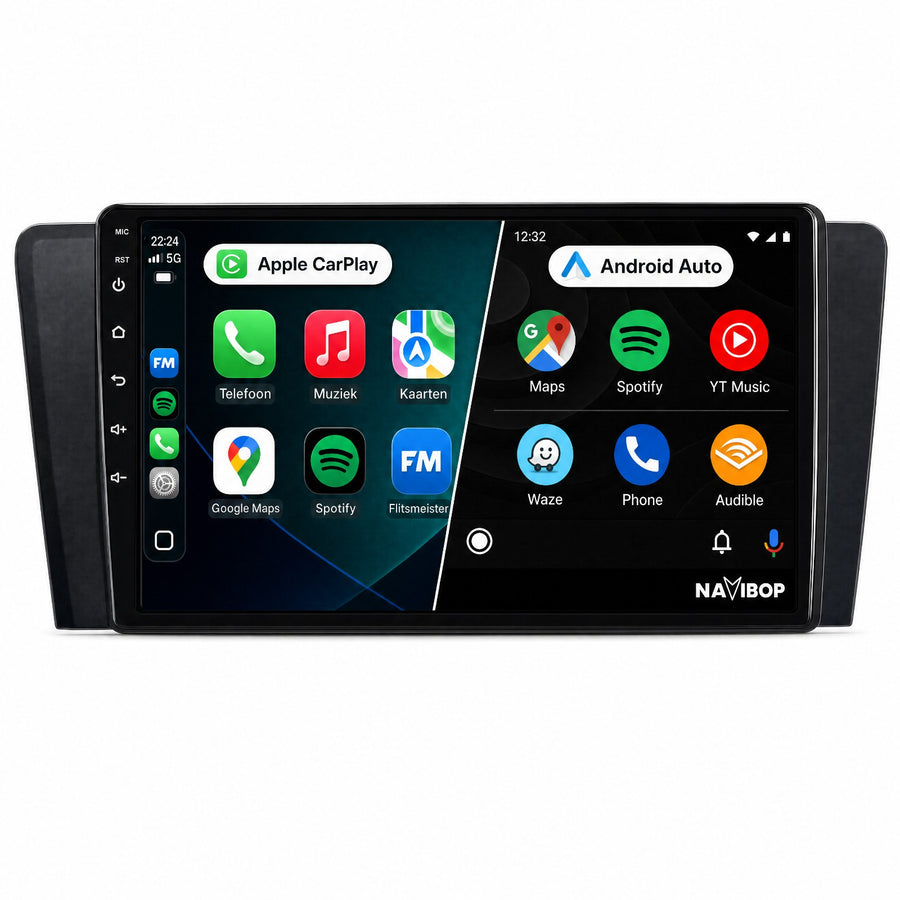 Volvo V70 XC70 S60 | Autoradio | CarPlay & Android Auto | Android 15.0 | 2000 t/m 2009
