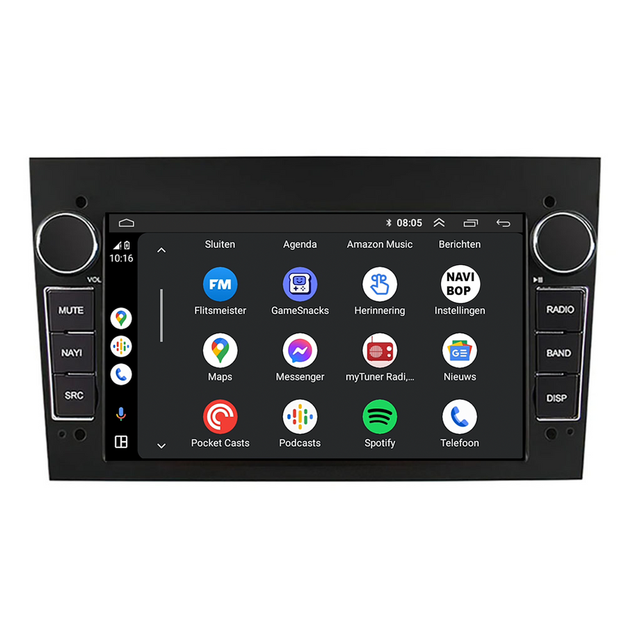 Opel Combo | Autoradio | CarPlay & Android Auto | Android 15.0 | 2002 t/m 2013