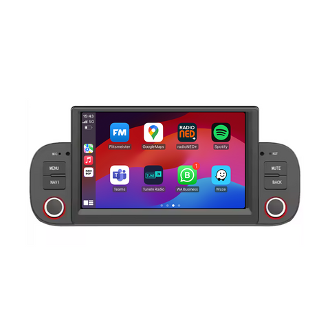 Fiat Panda | Autoradio | CarPlay & Android Auto | Android 15.0 | 2013 t/m 2020
