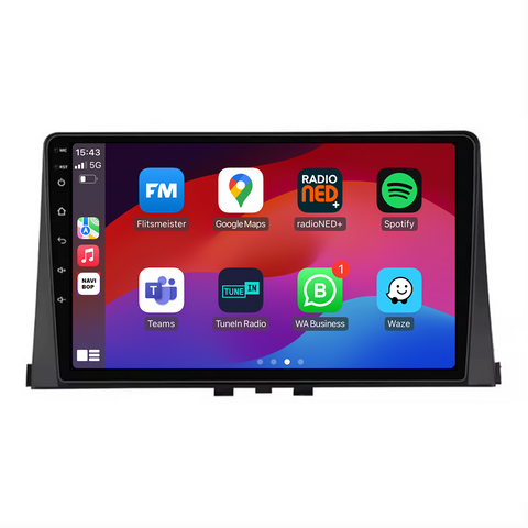 Peugeot Partner | Autoradio | CarPlay & Android Auto | Android 15.0 | 2019 t/m 2023