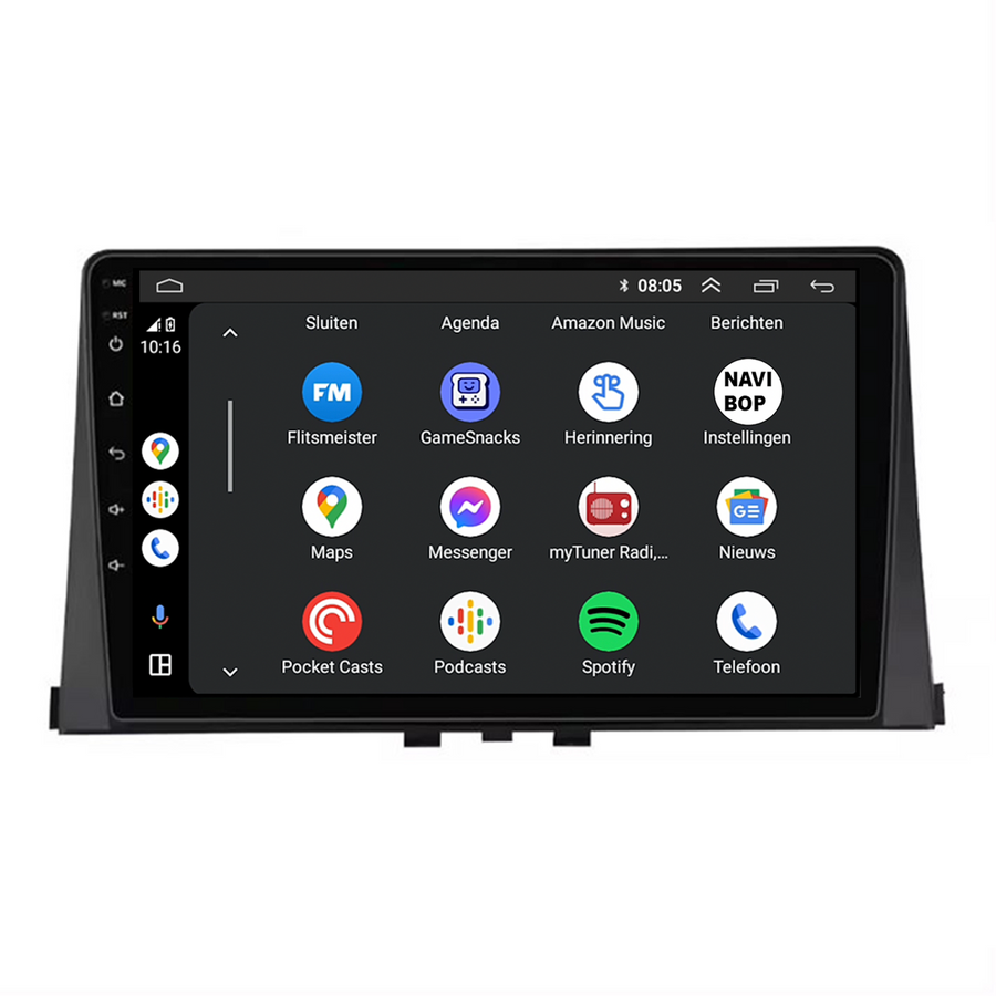 Peugeot Partner | Autoradio | CarPlay & Android Auto | Android 15.0 | 2019 t/m 2023