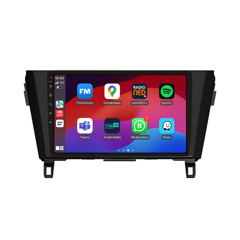 Nissan Qashqai | Autoradio | CarPlay & Android Auto | Android 15.0 | 2013 t/m 2021