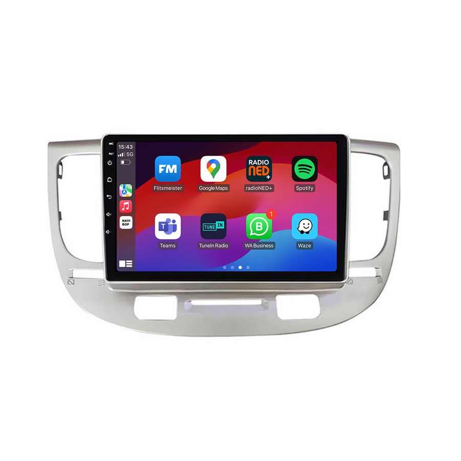 Kia Rio | Autoradio | CarPlay & Android Auto | Android 15.0 | 2005 t/m 2011