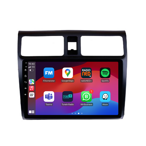 Suzuki Swift | Autoradio | CarPlay & Android Auto | Android 15.0 | 2005 t/m 2010