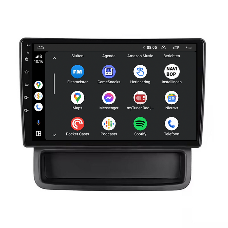 Nissan Primastar | Autoradio | CarPlay & Android Auto | Android 15.0 | 2010 t/m 2014